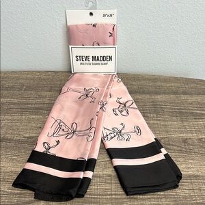 Steve Madden | Pink & Black Cocktail 🍸 Scarf
